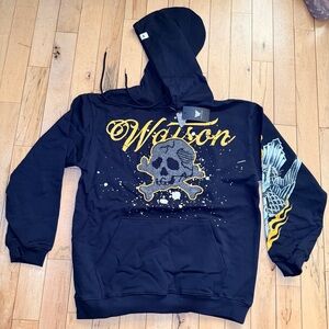 Watson Studios Eagle Hoodie Black Men’s 2XL $250 MSRP
